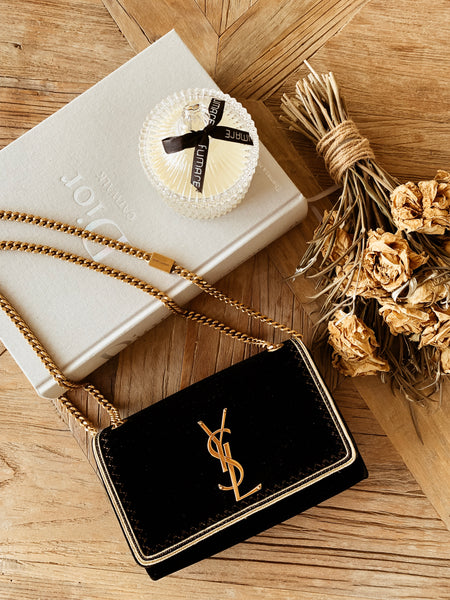 Ysl kate velvet bag new arrivals