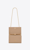 Saint Laurent Medium Kate Monogram Beige Bag