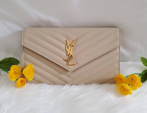 Ysl wallet monogram top