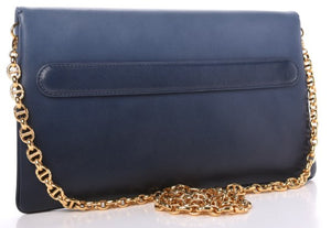 Dior Double Medium Chain Bag Indigo Blue