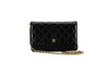 Chanel WOC in Black Caviar Front View