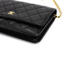 Chanel WOC in Black Caviar Top View