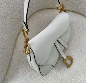 Dior Saddle Bag Medium White
