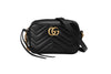 Gucci GG Marmont Mini Black Shoulder Bag Front View