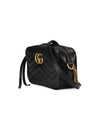 Gucci GG Marmont Mini Black Shoulder Bag Side View
