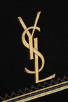 Logo View Saint Laurent Monogramme Kate Lurex-trimmed Velvet Shoulder Bag