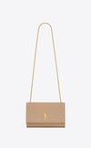 Saint Laurent Medium Kate Monogram Beige Bag