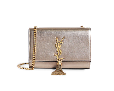 Metallic ysl bag hotsell